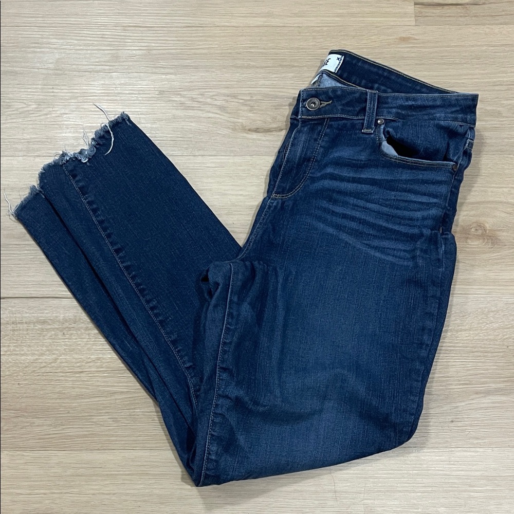 PAIGE Midnight Blue Cropped Jeans